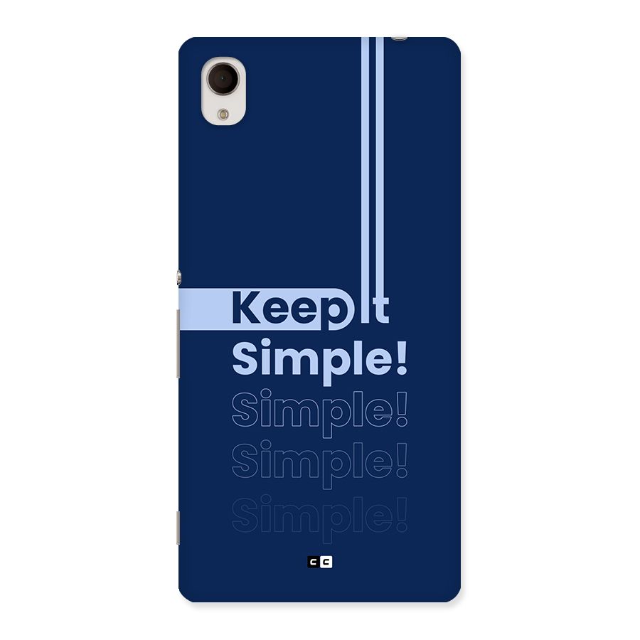 Keep It Simple Back Case for Xperia M4
