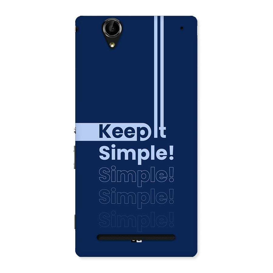Keep It Simple Back Case for Xperia T2