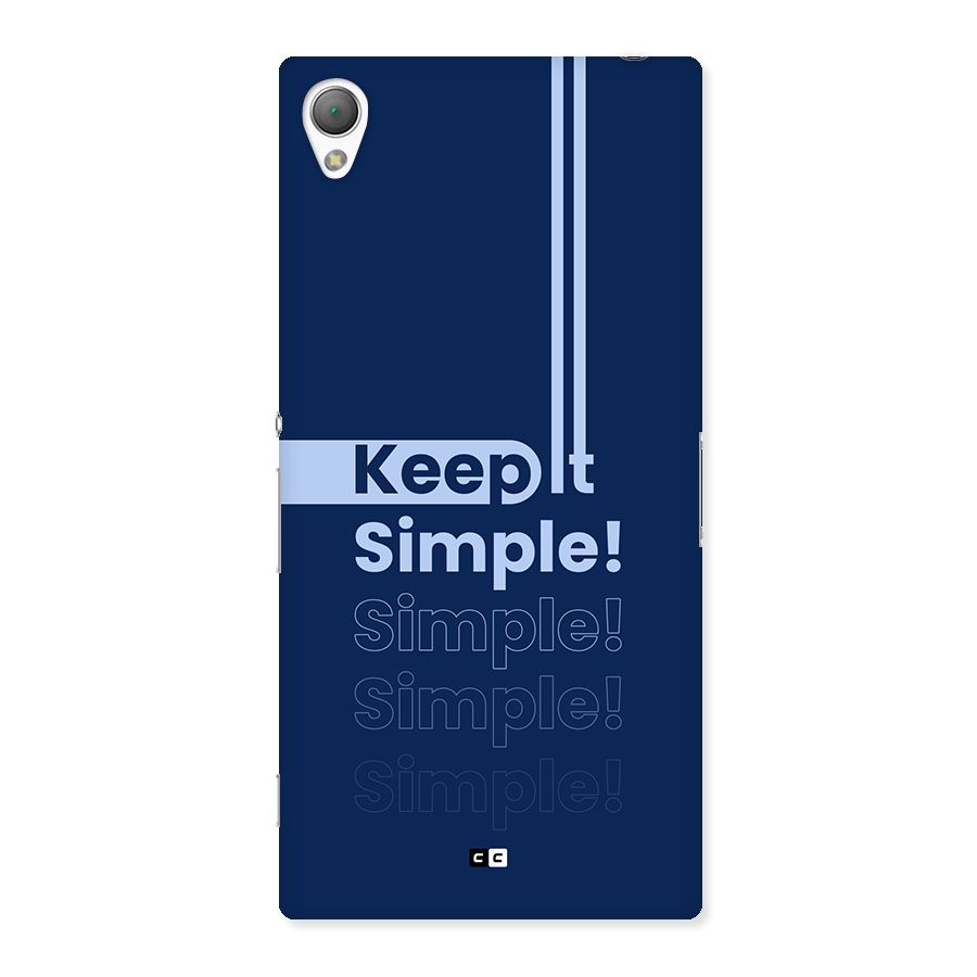 Keep It Simple Back Case for Xperia Z3