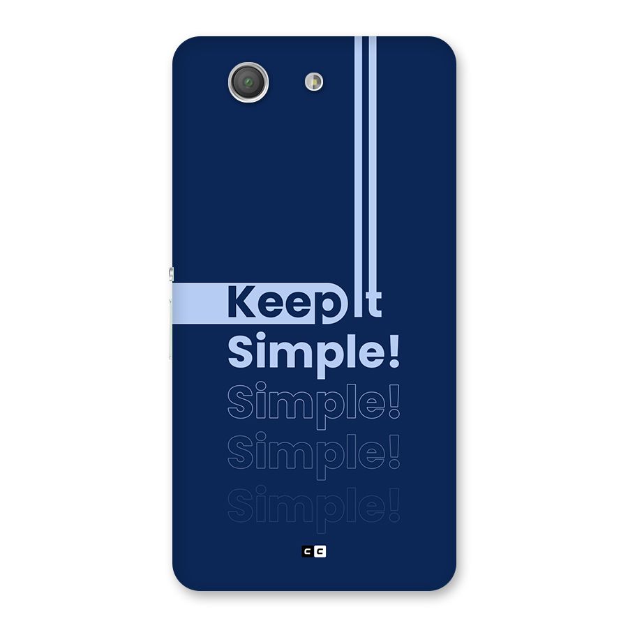Keep It Simple Back Case for Xperia Z3 Compact