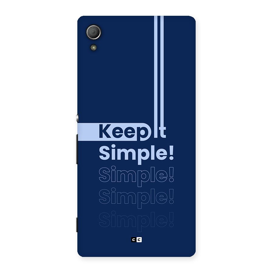 Keep It Simple Back Case for Xperia Z4