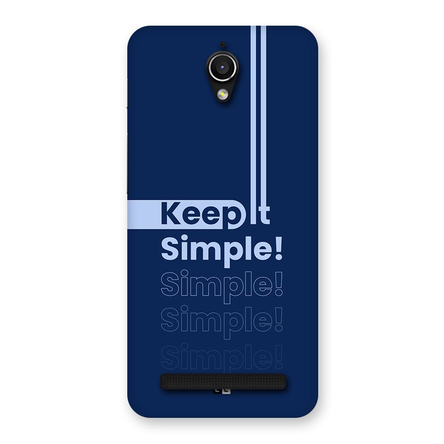 Keep It Simple Back Case for Zenfone Go