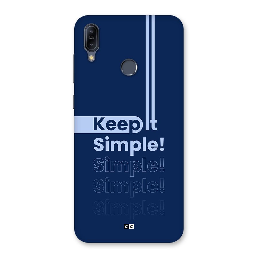 Keep It Simple Back Case for Zenfone Max M2