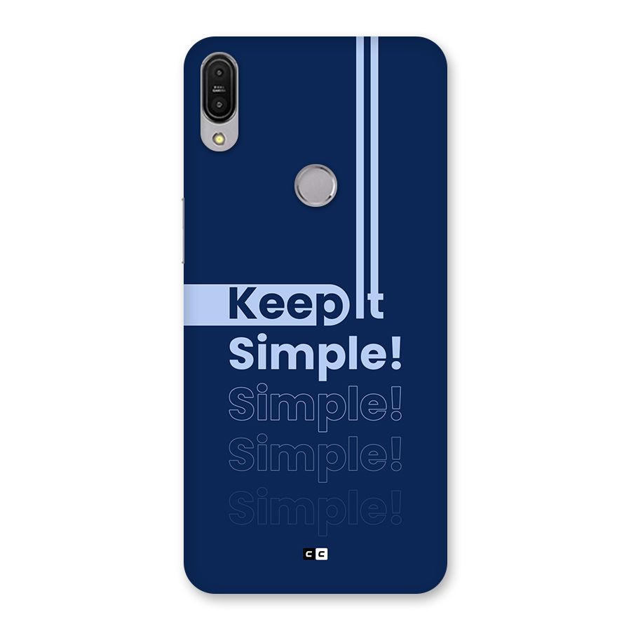 Keep It Simple Back Case for Zenfone Max Pro M1