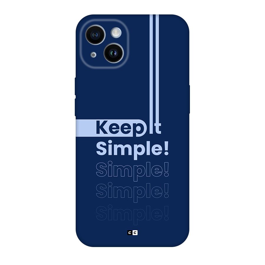 Keep It Simple Back Case for iPhone 14