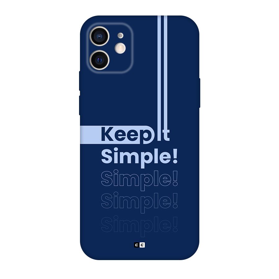 Keep It Simple Back Case for iPhone 12