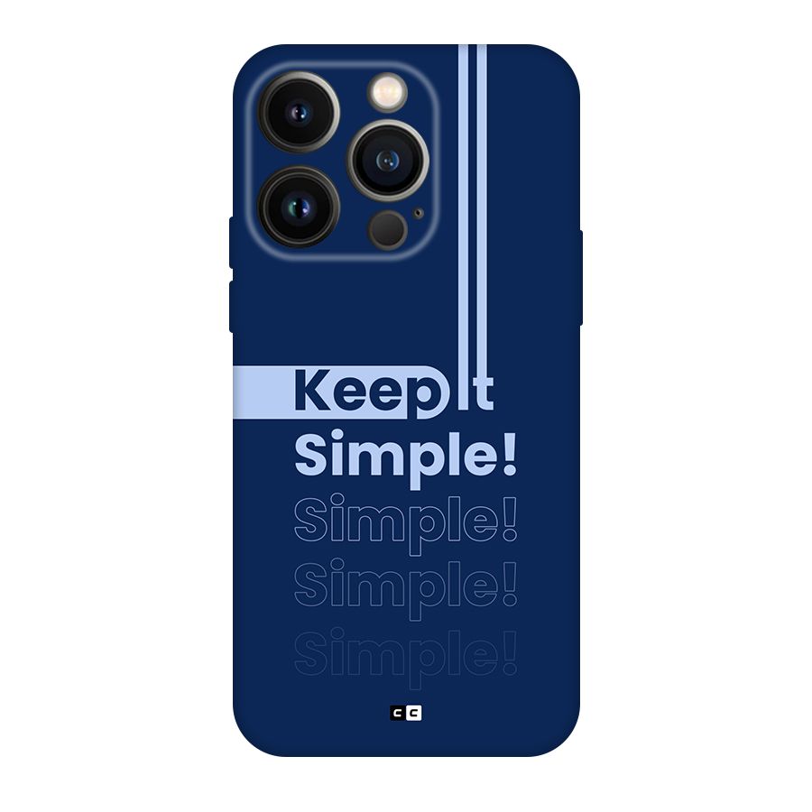 Keep It Simple Back Case for iPhone 14 Pro