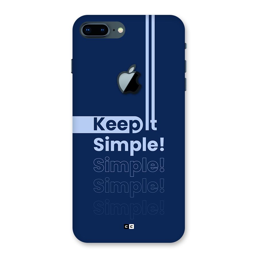 Keep It Simple Back Case for iPhone 7 Plus Apple Cut
