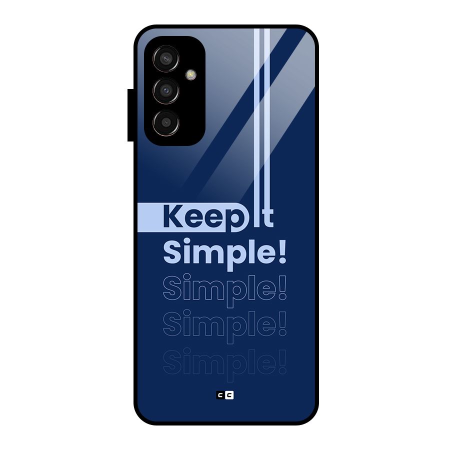 Keep It Simple Glass Back Case for Galaxy F13