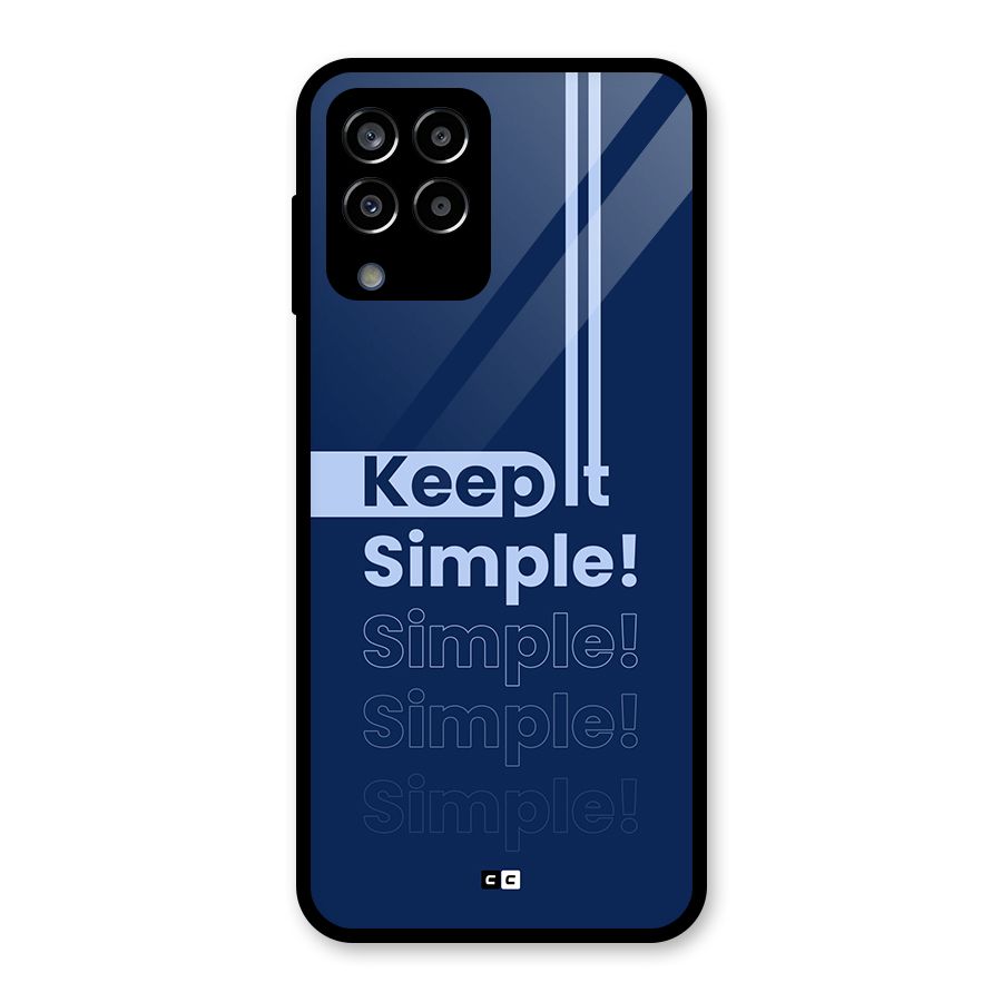 Keep It Simple Glass Back Case for Galaxy M33