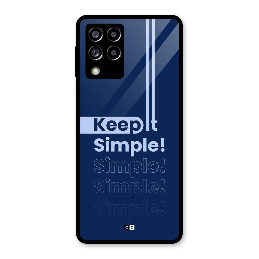Keep It Simple Glass Back Case for Galaxy M53 5G