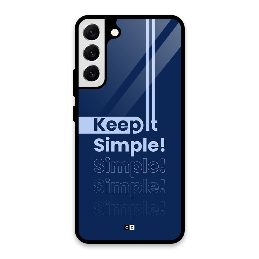 Keep It Simple Glass Back Case for Galaxy S22 Plus 5G