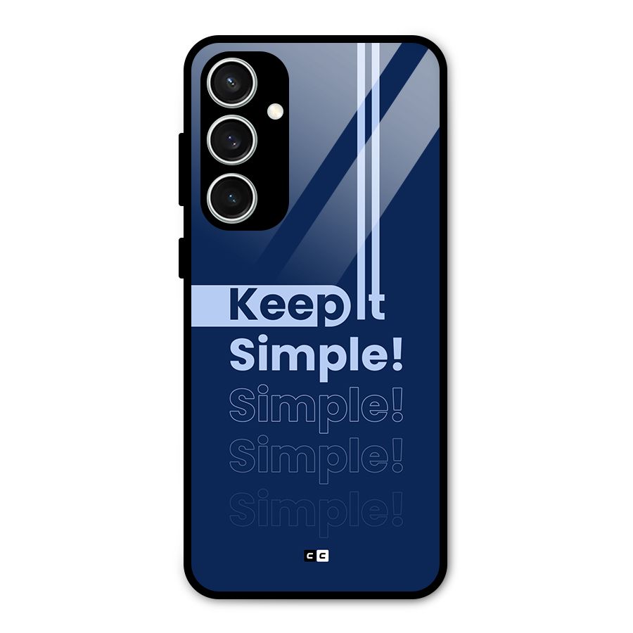 Keep It Simple Glass Back Case for Galaxy S23 FE