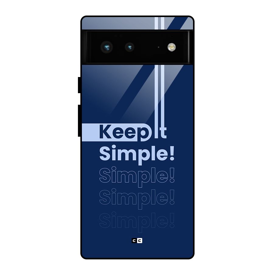 Keep It Simple Glass Back Case for Google Pixel 6