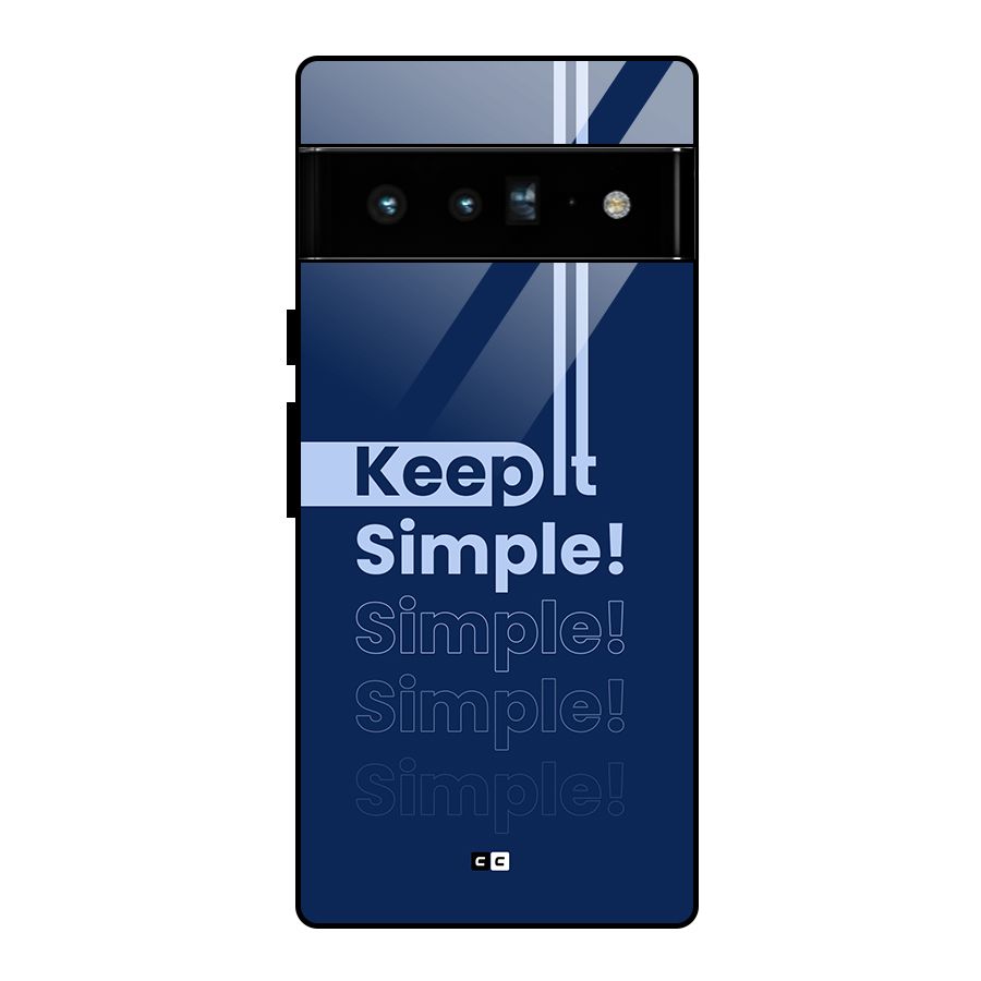 Keep It Simple Glass Back Case for Google Pixel 6 Pro