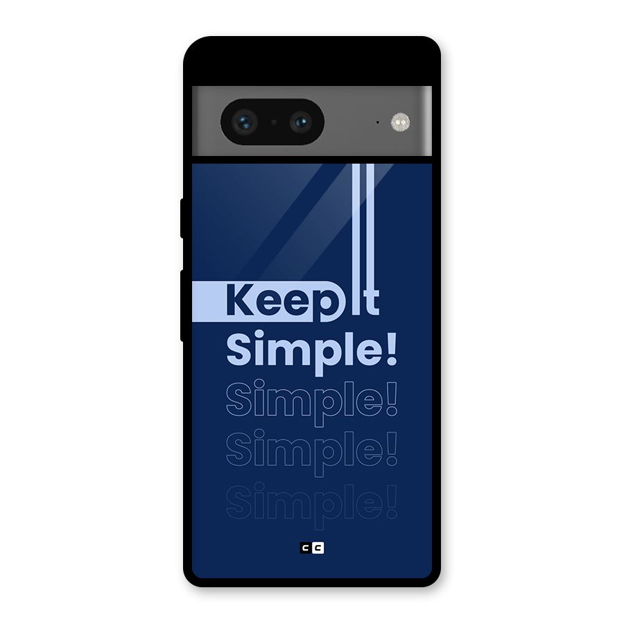 Keep It Simple Glass Back Case for Google Pixel 7