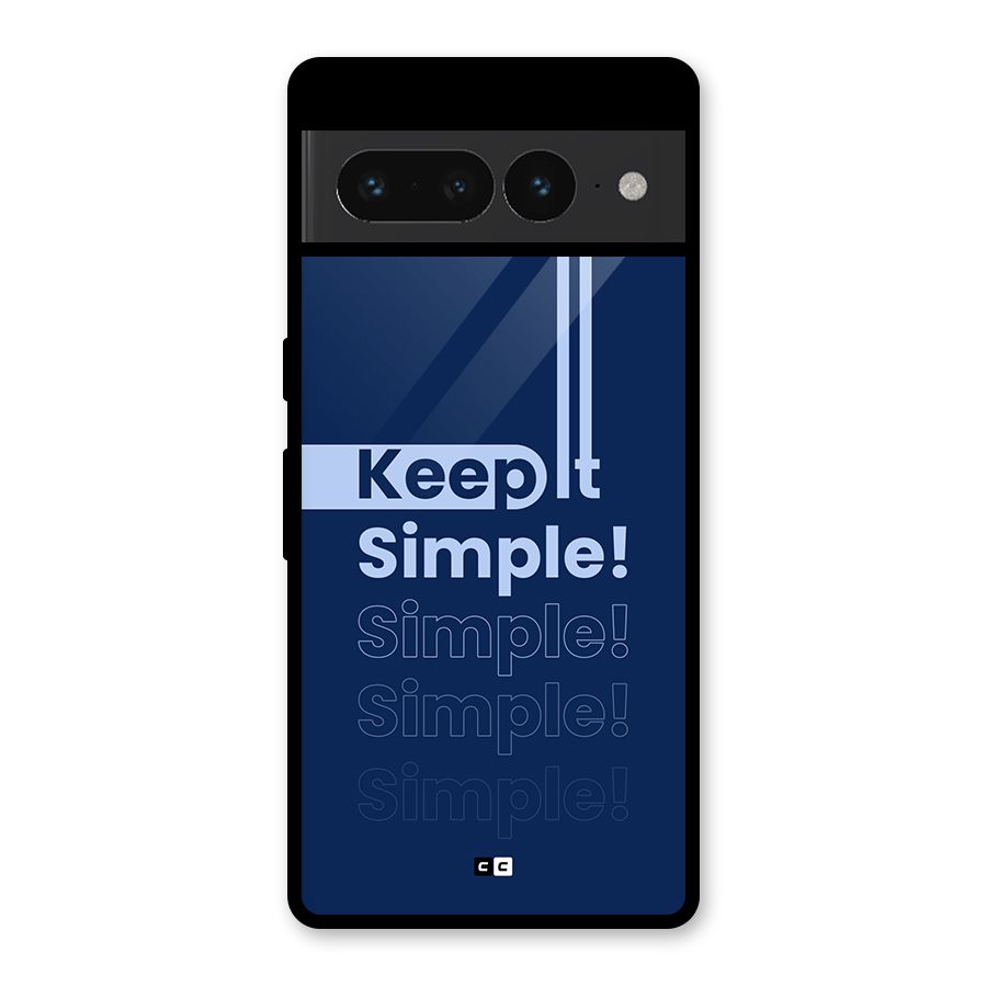Keep It Simple Glass Back Case for Google Pixel 7 Pro