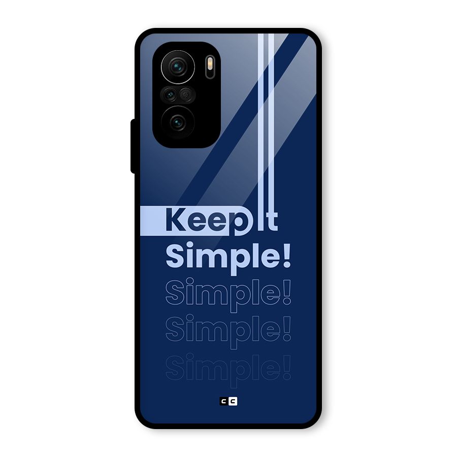 Keep It Simple Glass Back Case for Mi 11X Pro