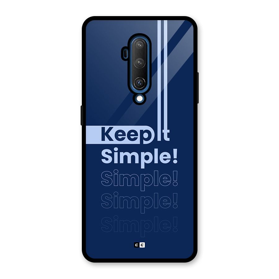 Keep It Simple Glass Back Case for OnePlus 7T Pro