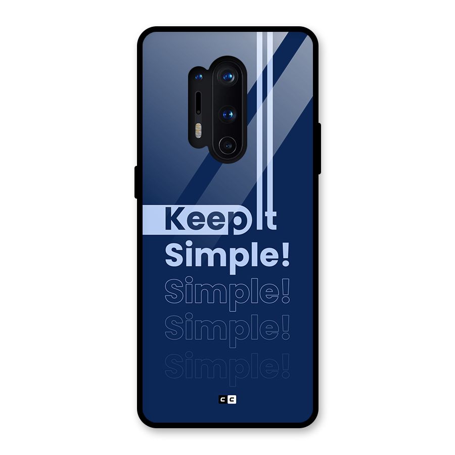 Keep It Simple Glass Back Case for OnePlus 8 Pro