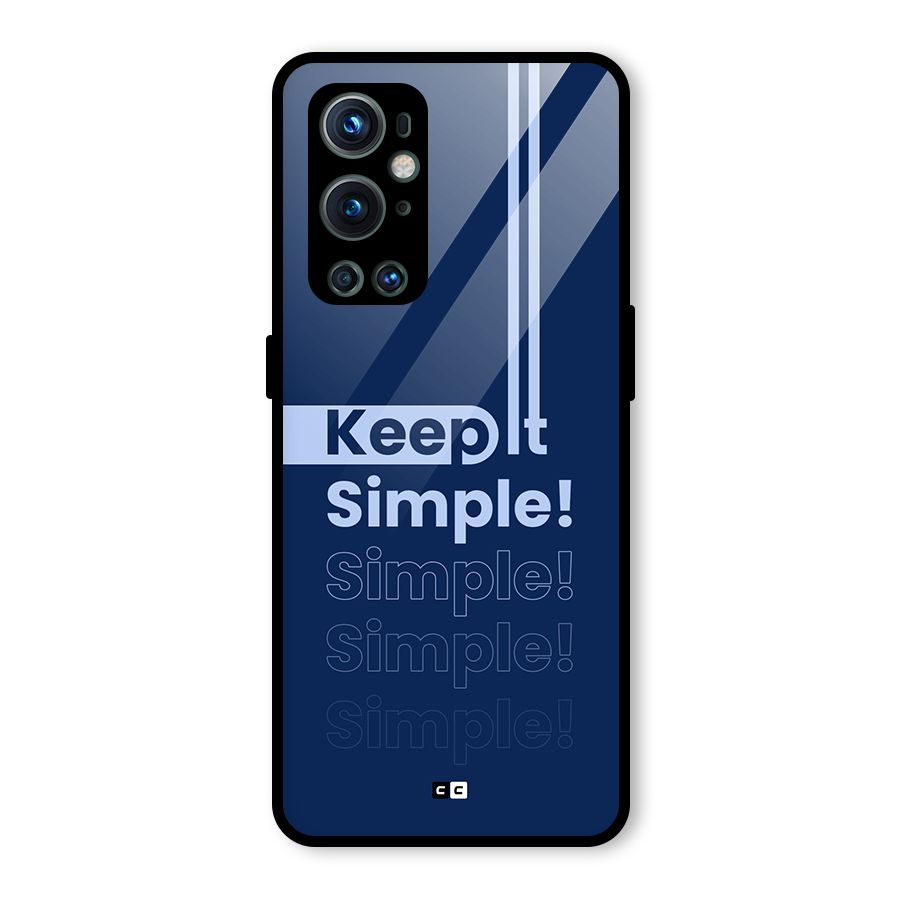 Keep It Simple Glass Back Case for OnePlus 9 Pro