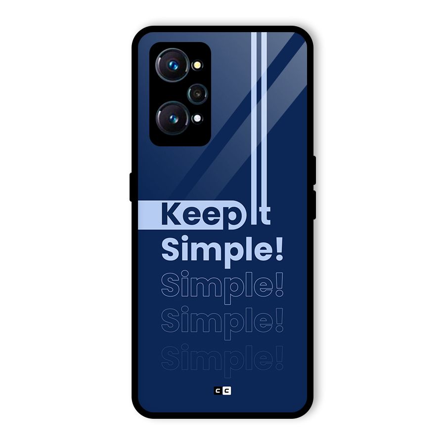 Keep It Simple Glass Back Case for Realme GT 2