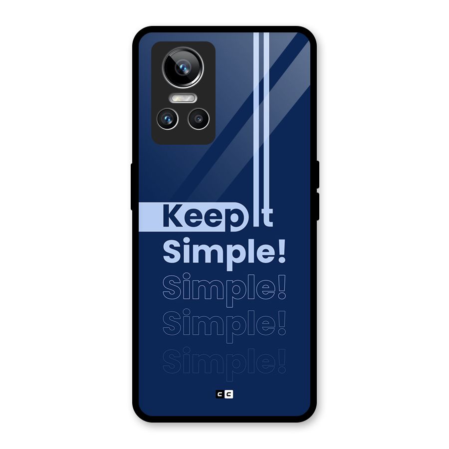 Keep It Simple Glass Back Case for Realme GT Neo 3