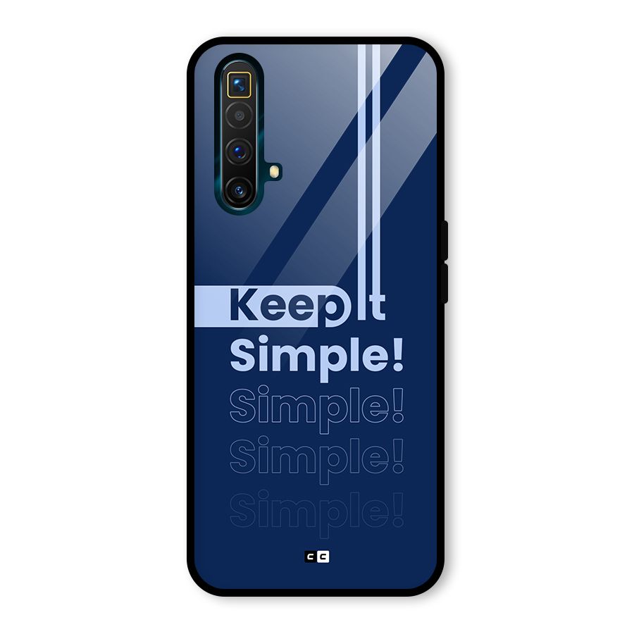 Keep It Simple Glass Back Case for Realme X3 SuperZoom