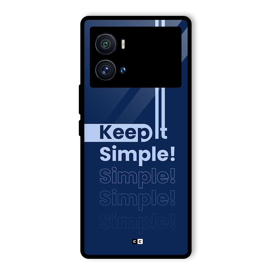 Keep It Simple Glass Back Case for Vivo iQOO 9 Pro