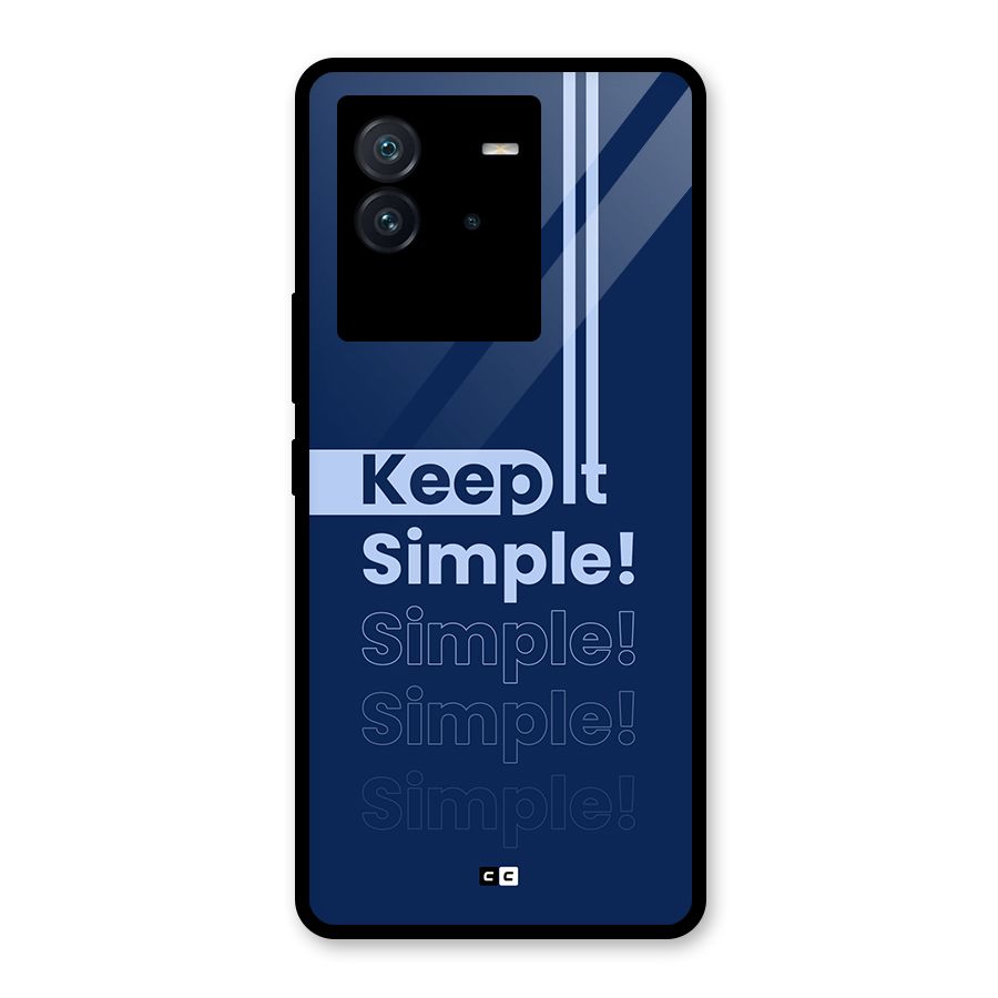 Keep It Simple Glass Back Case for Vivo iQOO Neo 6 5G
