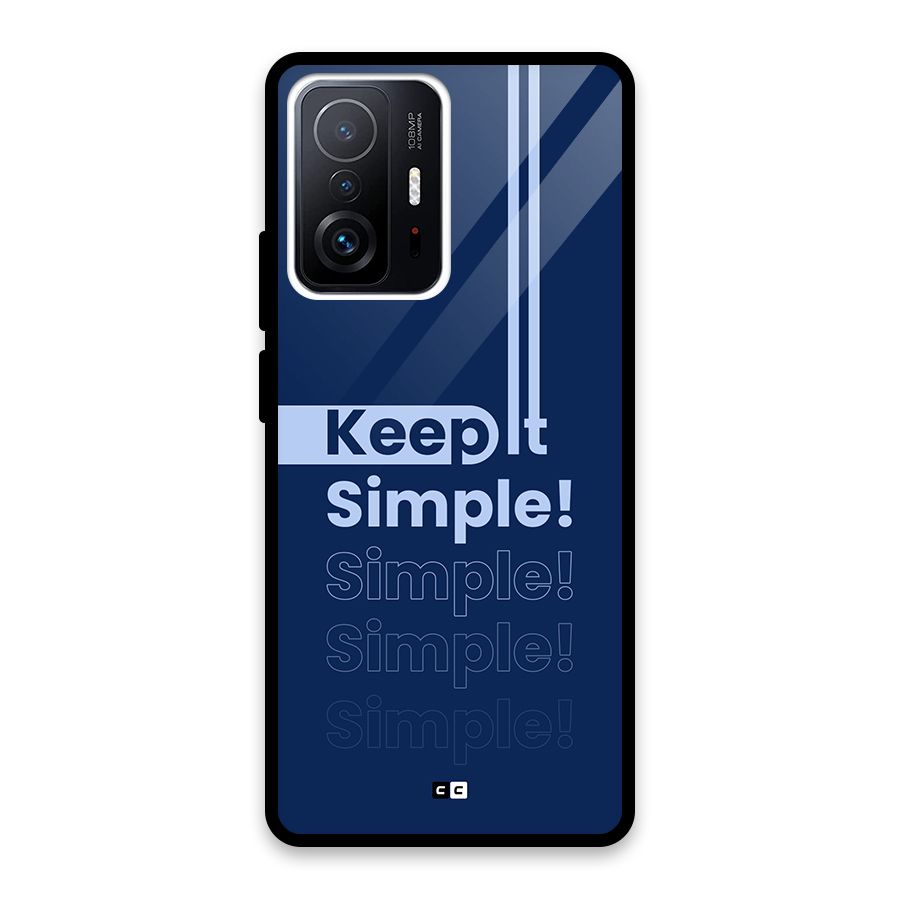 Keep It Simple Glass Back Case for Xiaomi 11T Pro