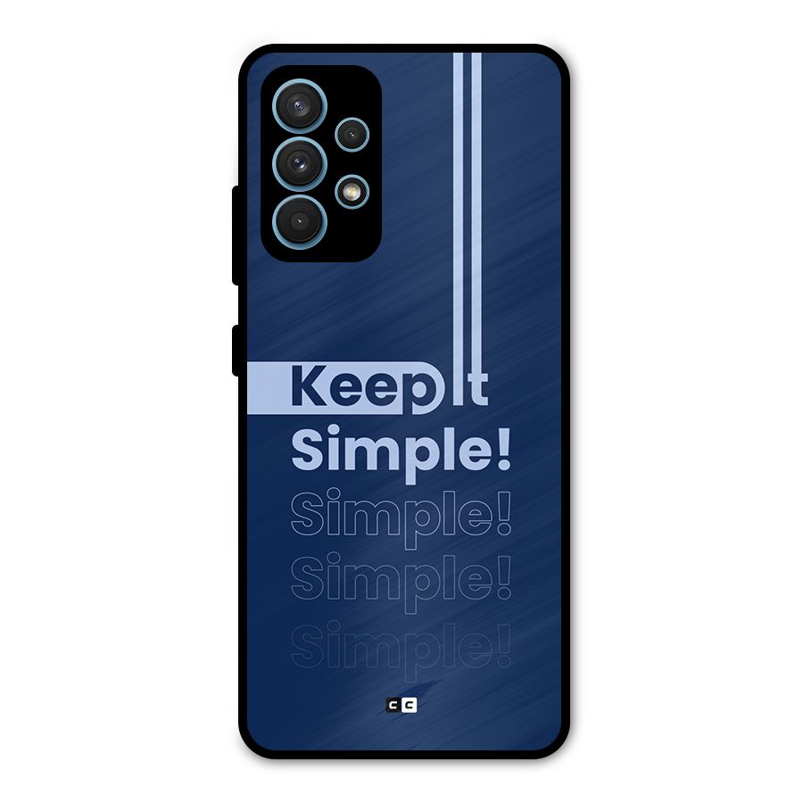 Keep It Simple Metal Back Case for Galaxy A32