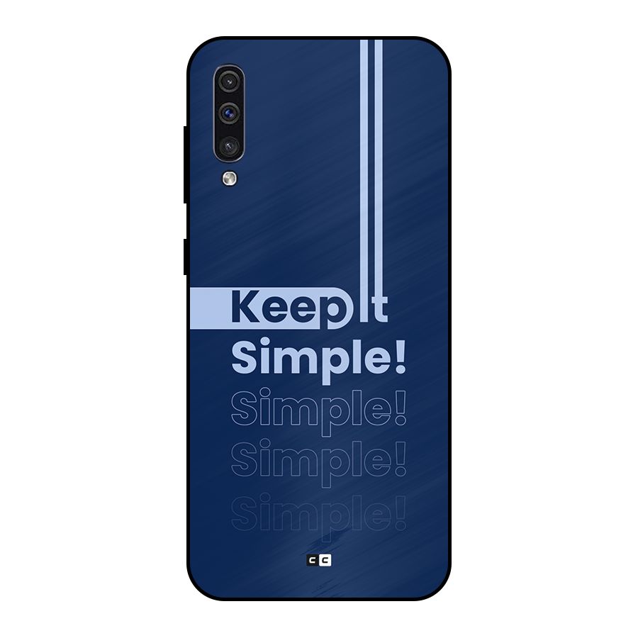 Keep It Simple Metal Back Case for Galaxy A50s