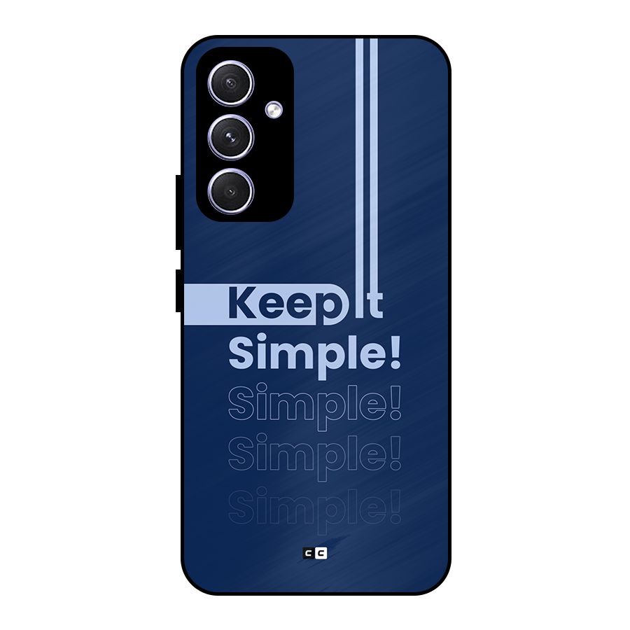 Keep It Simple Metal Back Case for Galaxy A54