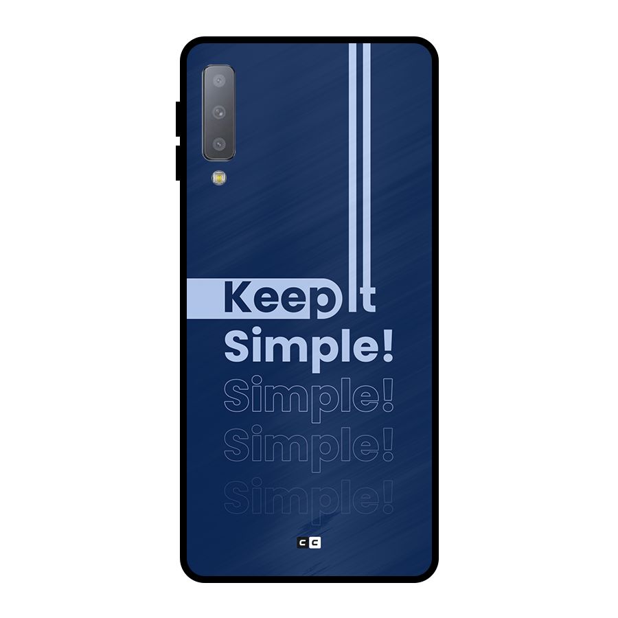 Keep It Simple Metal Back Case for Galaxy A7 (2018)