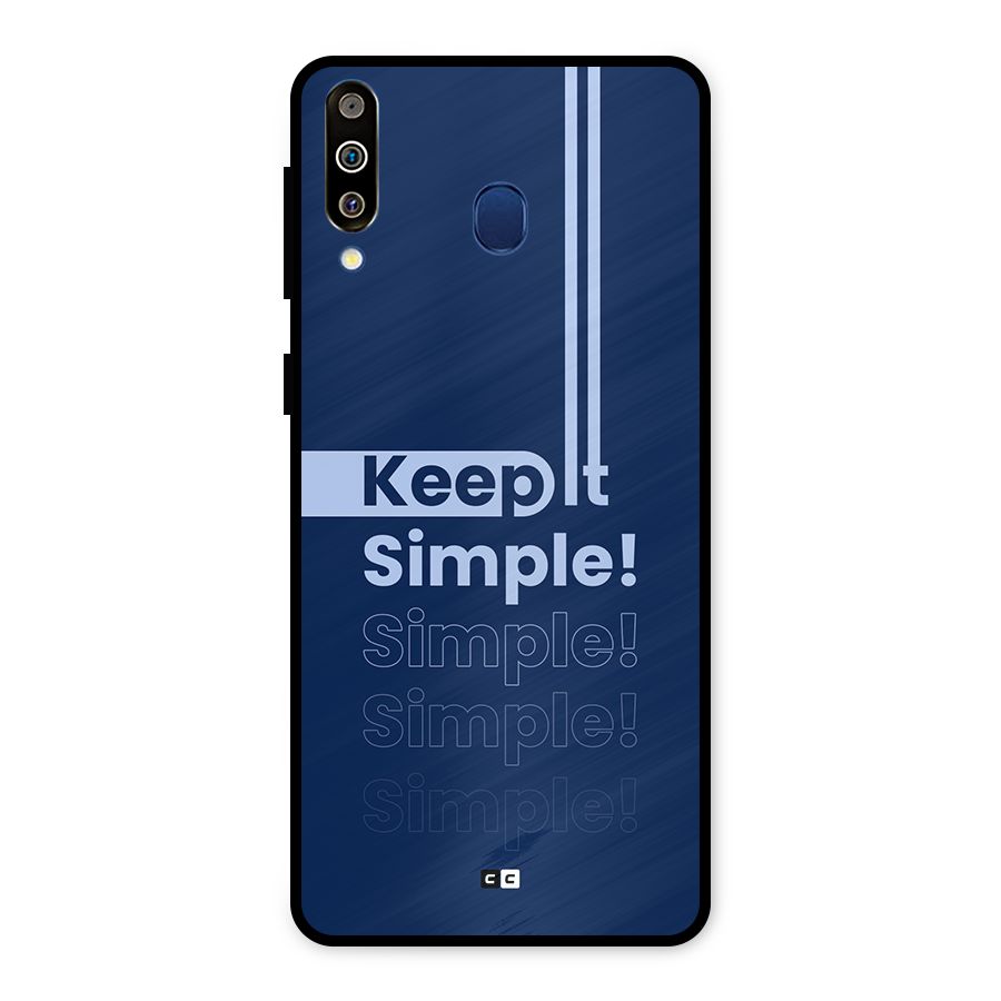 Keep It Simple Metal Back Case for Galaxy M30