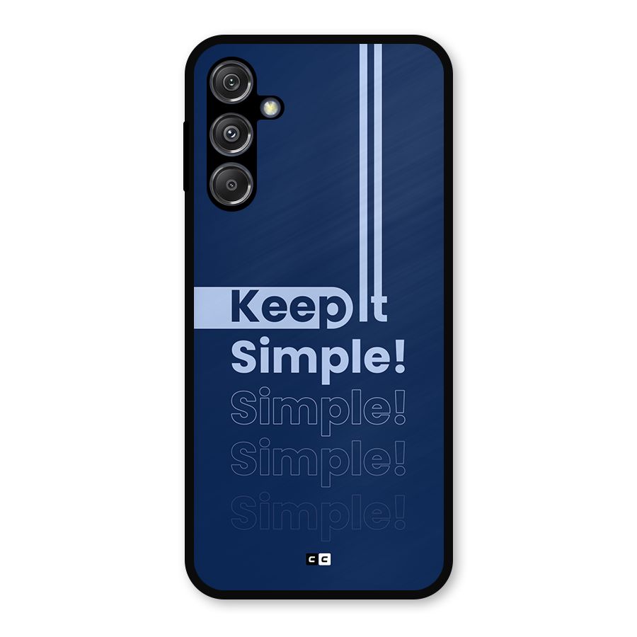 Keep It Simple Metal Back Case for Galaxy M34 5G