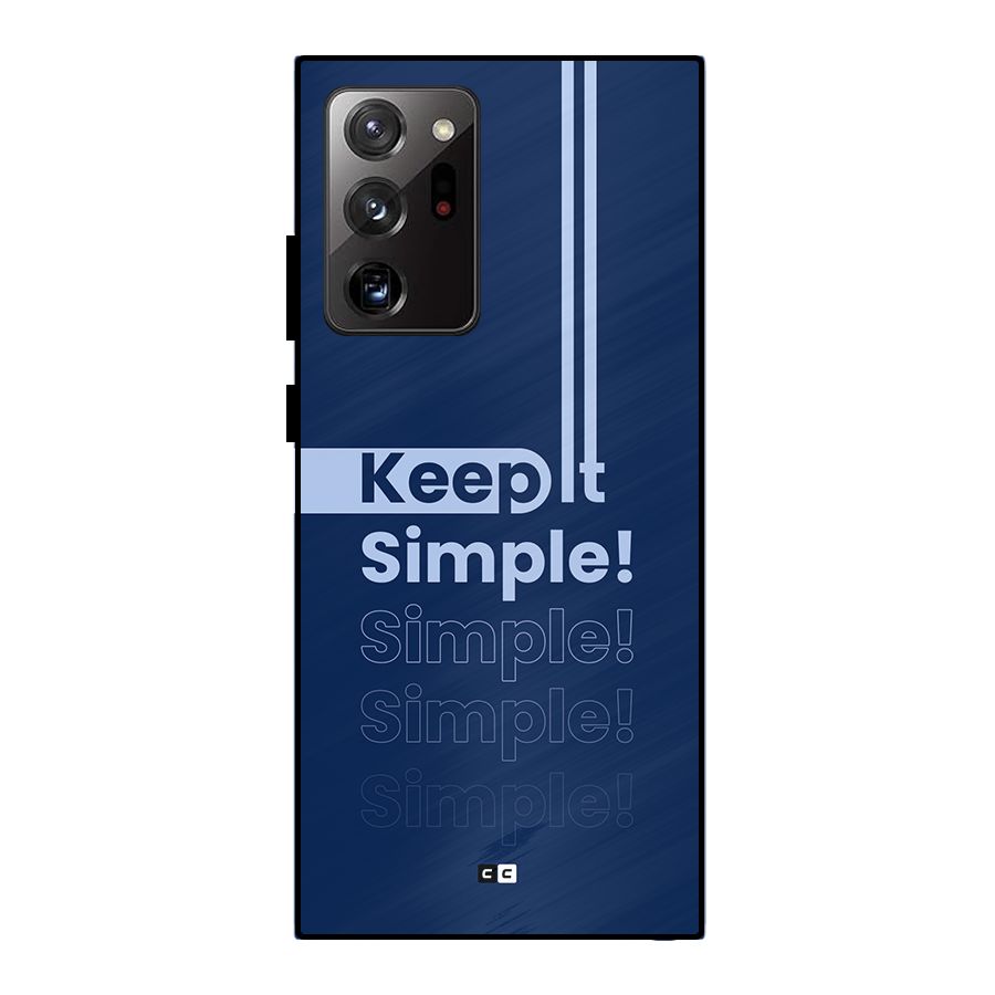 Keep It Simple Metal Back Case for Galaxy Note 20 Ultra 5G