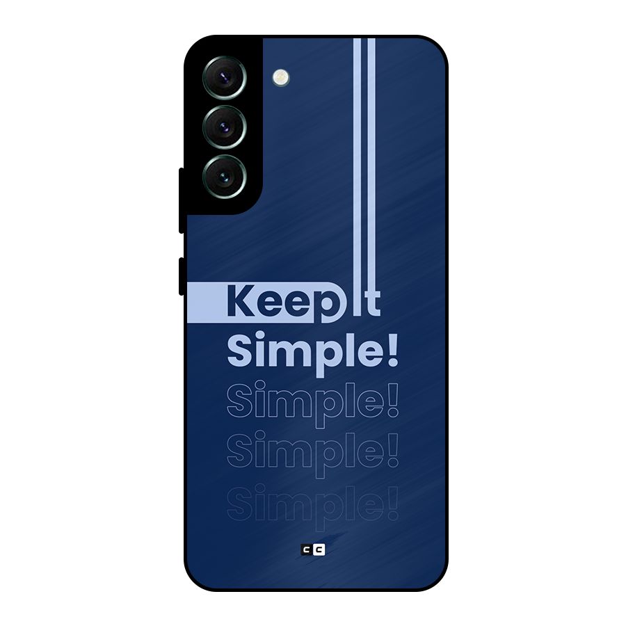 Keep It Simple Metal Back Case for Galaxy S22 Plus 5G