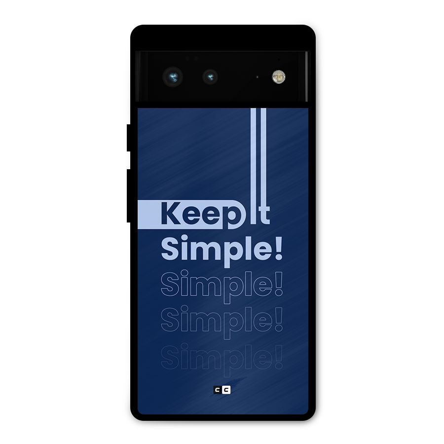 Keep It Simple Metal Back Case for Google Pixel 6