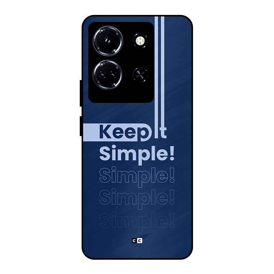 Keep It Simple Metal Back Case for Infinix Note 30 5G