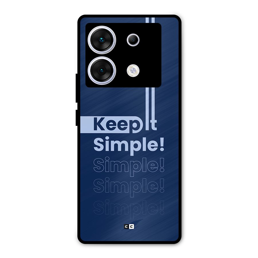 Keep It Simple Metal Back Case for Infinix Zero 30 5G