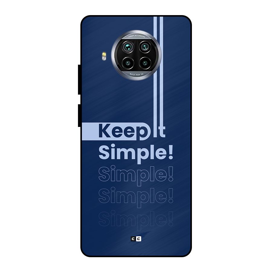 Keep It Simple Metal Back Case for Mi 10i