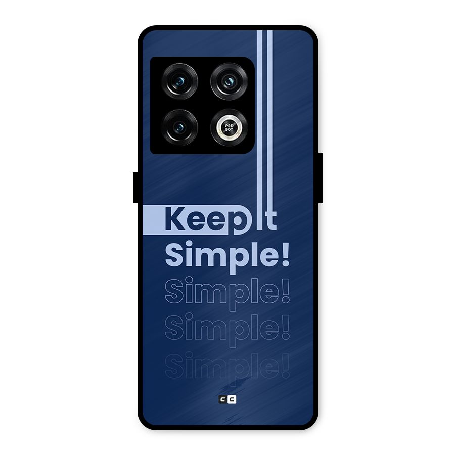 Keep It Simple Metal Back Case for OnePlus 10 Pro 5G