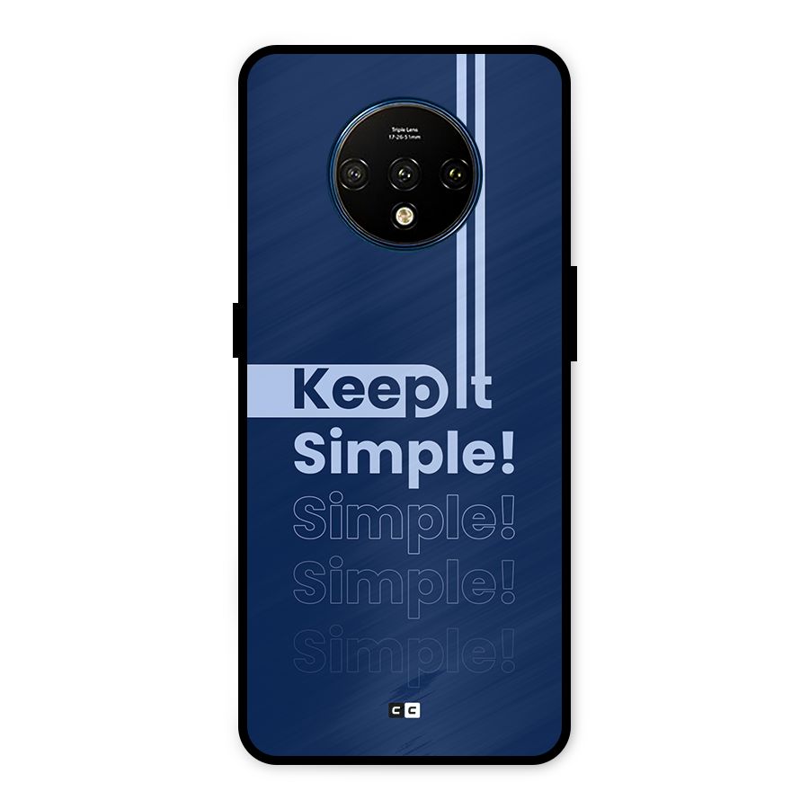 Keep It Simple Metal Back Case for OnePlus 7T