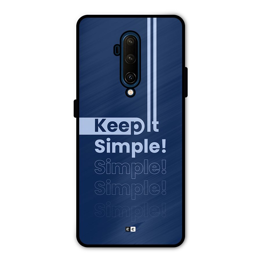 Keep It Simple Metal Back Case for OnePlus 7T Pro