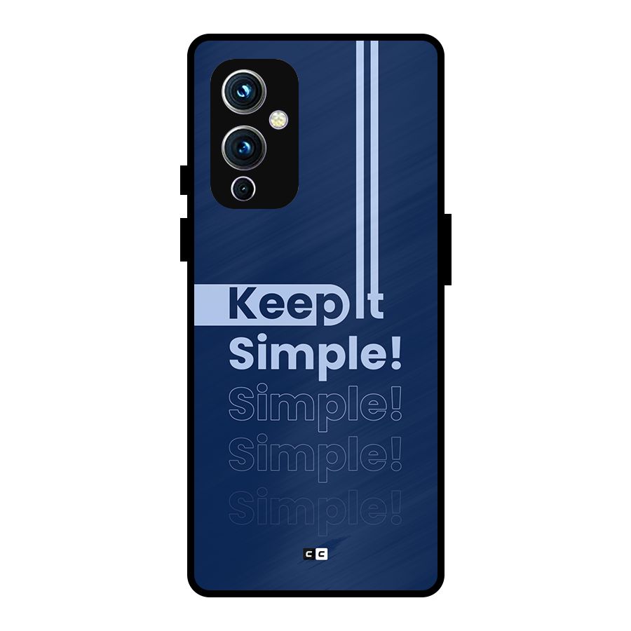 Keep It Simple Metal Back Case for OnePlus 9