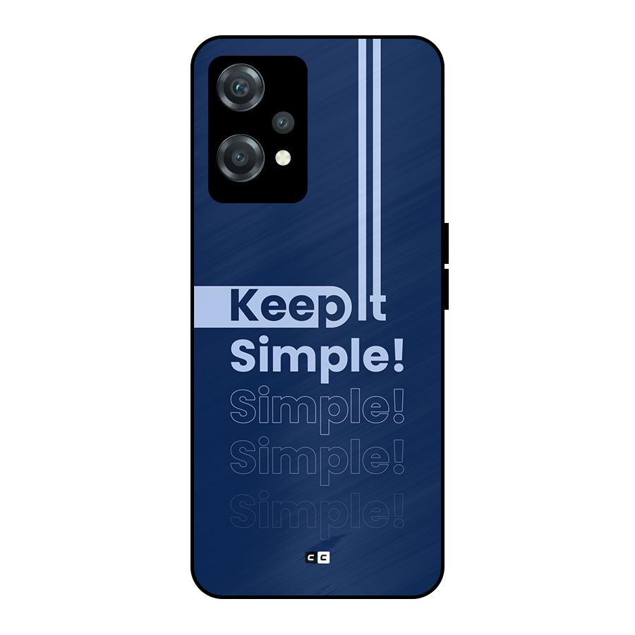 Keep It Simple Metal Back Case for OnePlus Nord CE 2 Lite 5G
