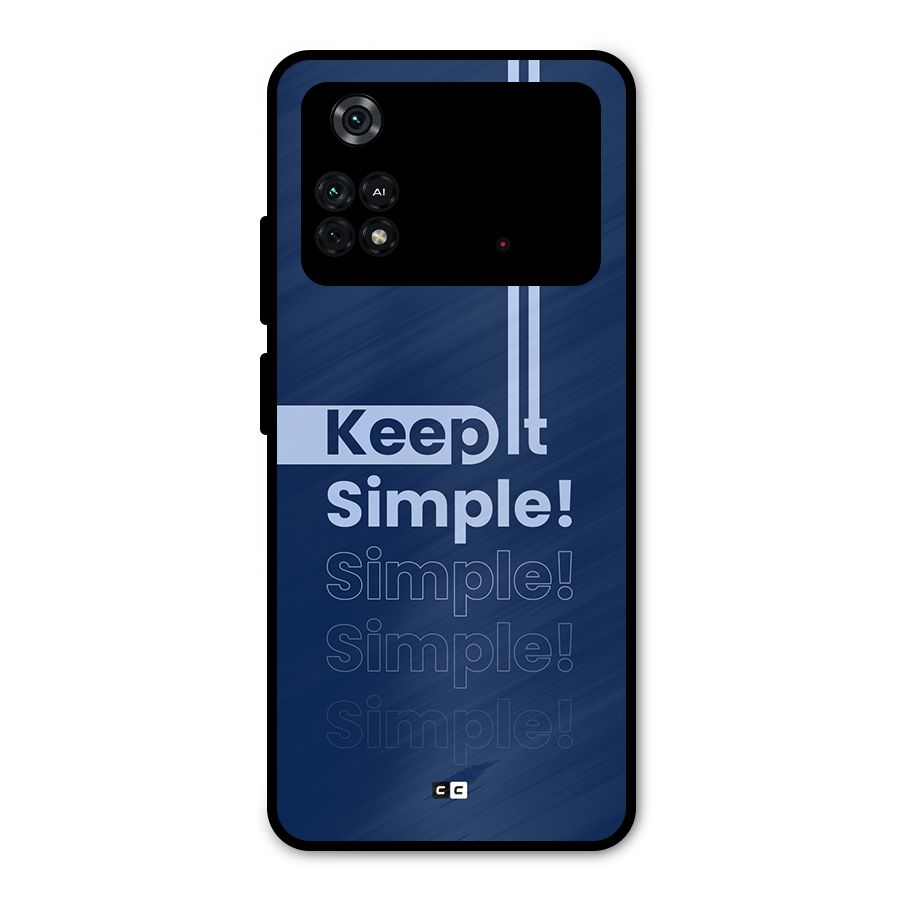 Keep It Simple Metal Back Case for Poco M4 Pro 4G
