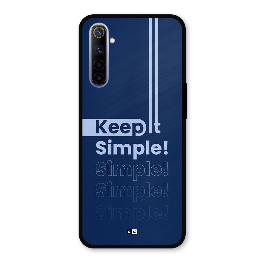 Keep It Simple Metal Back Case for Realme 6i